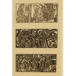 Eric Gill, British 1882-1940- The Annunciation, The Visitation, The Nativity, The Descent of the