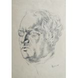 Jacob Kramer, British/Ukrainian 1892-Ã‚Â1962- Portrait head of the sculptor, Jacob Epstein;