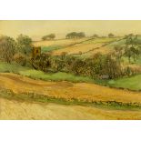 James Arundel, British 1875-1960- Spring, Welton-le-Wold, Lincolnshire, 1946; oil on plywood
