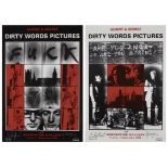 Gilbert & George, British b.1943 & b.1942- Dirty Words Pictures, 2002; two offset lithographic