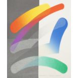 Takeshi Hara, Japanese b.1942- Strokes 86-3; screenprint in colours on wove, signed, titled and