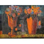 Tony Agostini, French 1916-1990- Floral still life; oil on canvas, signed lower right, 26 x 34 cm (