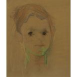 Henryk Gotlib, British/Polish 1890-Ã‚Â1966 - Head of a boy; pastel on buff paper, signed lower left