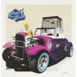 STATIC, British established 2006- Pope my ride, 2010; screenprint in colours on wove, signed,