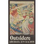 After Adolf Wolfli, Swiss 1864-1930- Outsidere Poster, 1979; offset lithographic poster in colours