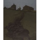 Russell Howarth, British 1927-2020- Rye Top, Saddlworth; oil on board, signed lower right 'Howarth',