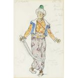 Alexandre Nikolayevich Benois (1870-1960), Costume design for Nutcracker: 'Danse Orientale, Le