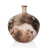 Designer Unknown, Large vase, late 20th century, Earthenware, smoke fired and burnished, Unsigned,