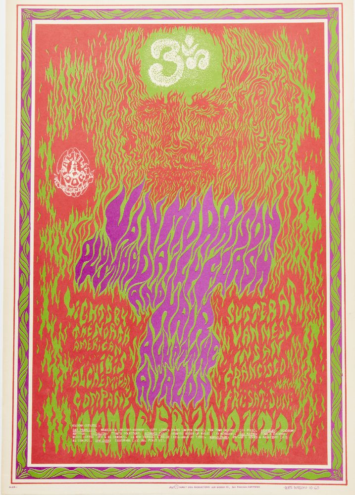 Bill Graham (b.1920), Four psychedelic offset lithograph music posters, together with one poster - Image 3 of 5