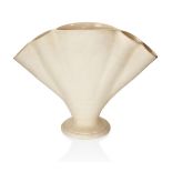 THE ANDREW WEAVING COLLECTION, Gerard de Witt (1884-1976) for Fulham Pottery, Footed, fan-form tulip