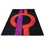 Pierre Cardin (1922-2020), Geometric design carpet, circa 1970, Wool, 346cm x 246cmPlease refer to