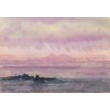 Geoff Uglow, British b.1978 - Solway Firth 3, 2009; watercolour, signed, titled and dated verso (