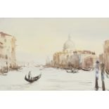 Roy Petley, British b.1950 - Venice, 1987; watercolour on board, signed and dated lower left 'Roy