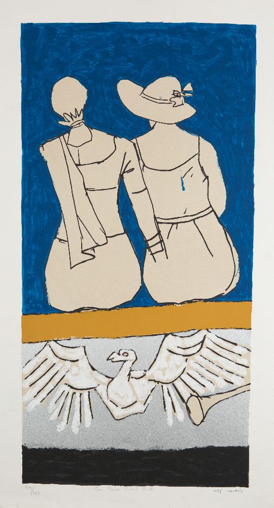 A group of 5 serigraphs from the OPCE series by Maqbool Fida Husain (India 1913-2011), comprising of - Image 3 of 10