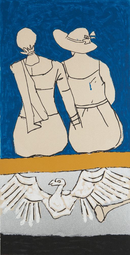 A group of 5 serigraphs from the OPCE series by Maqbool Fida Husain (India 1913-2011), comprising of