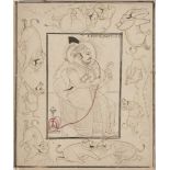 Maharana Jagat Singh, Marwar, Jodhpur, India, late 18th century, opaque pigments and ink on paper,