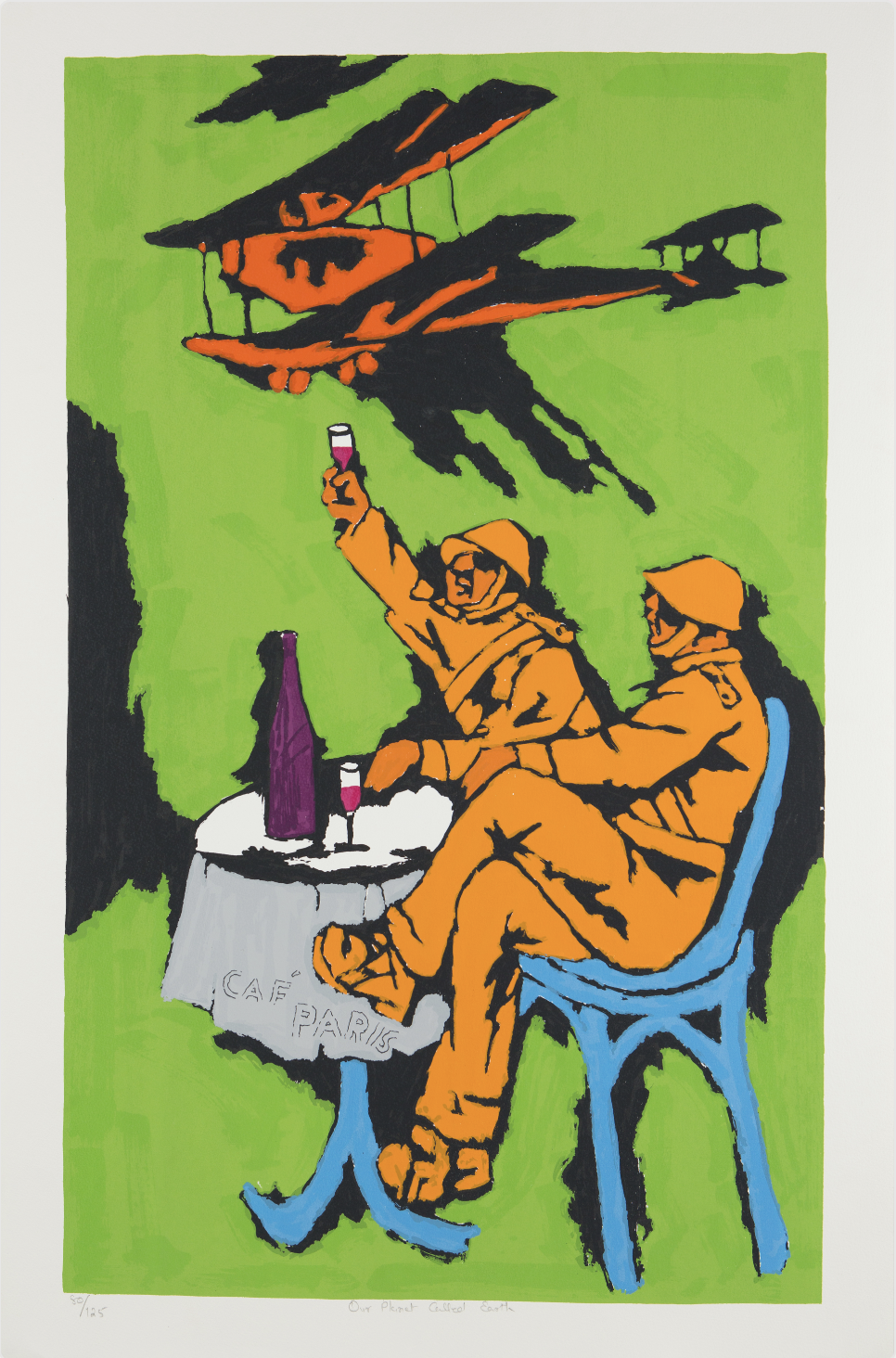 A group of 5 serigraphs from the OPCE series by Maqbool Fida Husain (India 1913-2011), comprising of - Bild 5 aus 7