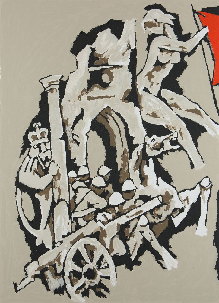 A group of 5 serigraphs from the OPCE series by Maqbool Fida Husain (India 1913-2011), comprising of - Image 8 of 10