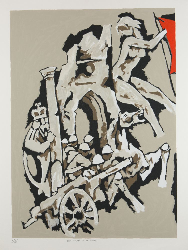 A group of 5 serigraphs from the OPCE series by Maqbool Fida Husain (India 1913-2011), comprising of - Image 9 of 10