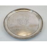 A George III silver salver, London, 1817, Joseph Craddock & William Ker Reid, designed with