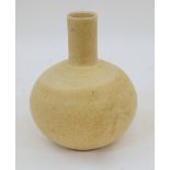 Eileen Lewenstein (1925-2005); a stoneware bottle vase, impressed monogram to base, 20cm