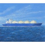 M. Yanagiser, late 20th/early 21st century- S.S. Grand Elena, 2007; oil on canvas, signed and