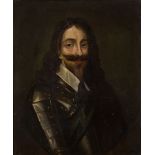 After Sir Anthony van Dyck, Flemish 1599-1641- Portrait of King Charles I, half-length, wearing