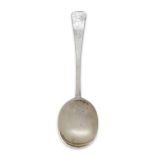 A 17th century West Country silver Puritan spoon, Exeter, c.1660, Edward Anthony, prick dated 1662