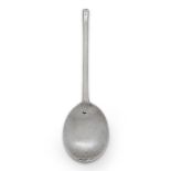 A Charles II silver slip-top spoon, London, 1664, Steven Venables, with faceted tapering stem, 17.