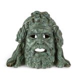 An Italian bronze model of Jupiter's head, after the antique, possibly Neapolitan, early 20th