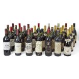 A mixed selection of Old World wines, to include: four bottles of 1988 Chateau Gruaud-Larose,