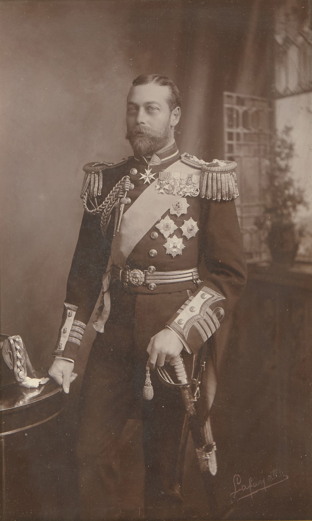 T.R.H. Prince George, Duke of York, later King George V and Princess Mary of Teck, later H.M. - Image 3 of 3