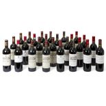 A mixed selection of wines from Haut-Medoc, France, to include eight bottles of 1996 Chateau