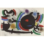 Joan Miro, Spanish 1893–1983, lithograph in colours on wove, published by Graphis Arte, Livorno