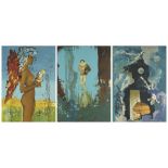 Salvador Dali, Spanish 1904-1989- The Trilogy of Love [Field 76-3], 1976; the complete suite of