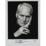 Andy Gotts MBE, British b.1967- Paul Newman, 2011; unique gelatin silver print on Fujicolour