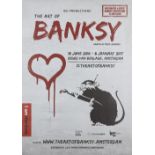 Banksy, British b. 1974- The Art of Banksy; offset lithographic poster in colours, 120 x 84 cm, (