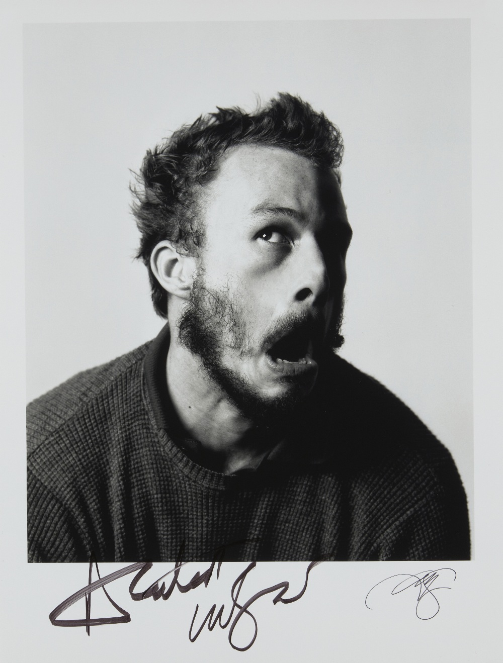 Andy Gotts MBE, British b.1967- Heath Ledger, 2011; unique gelatin silver print on Fujicolour