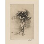 Auguste Rodin, French 1840-1917, Le Printemps [Delteil 4], 1883; drypoint on cream wove, signed by