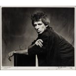 Bob Carlos Clarke, Irish 1950-2006- Keith Richards, 1986; gelatin silver print on photographic