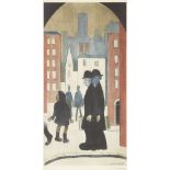 Laurence Stephen Lowry RBA RA, British 1887-1976, The two brothers, 1972; offset lithograph on wove,
