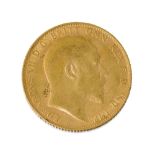 An Edward VII gold sovereign, 1909, gross weight approx. 8gPlease refer to department for condition