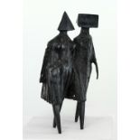 Lynn Chadwick RA, British, 1914-2003 - Maquette VII Walking Couple, 1976; bronze, stamped with