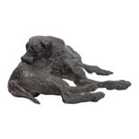 Elizabeth Ann Trott, Bermudan late 20th century - Bad Case of Summer Blues (Dog), 1991; bronze,