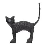 John D. Edwards, British b.1952 - Hartley Farm Cat, 1992; bronze, H42 xW37.5 x D10.5 cm (ARR)