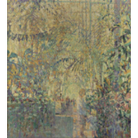 Arthur Karl Maderson, Irish/British b.1942 - The Hothouse, Kew Gardens; oil on panel, signed lower