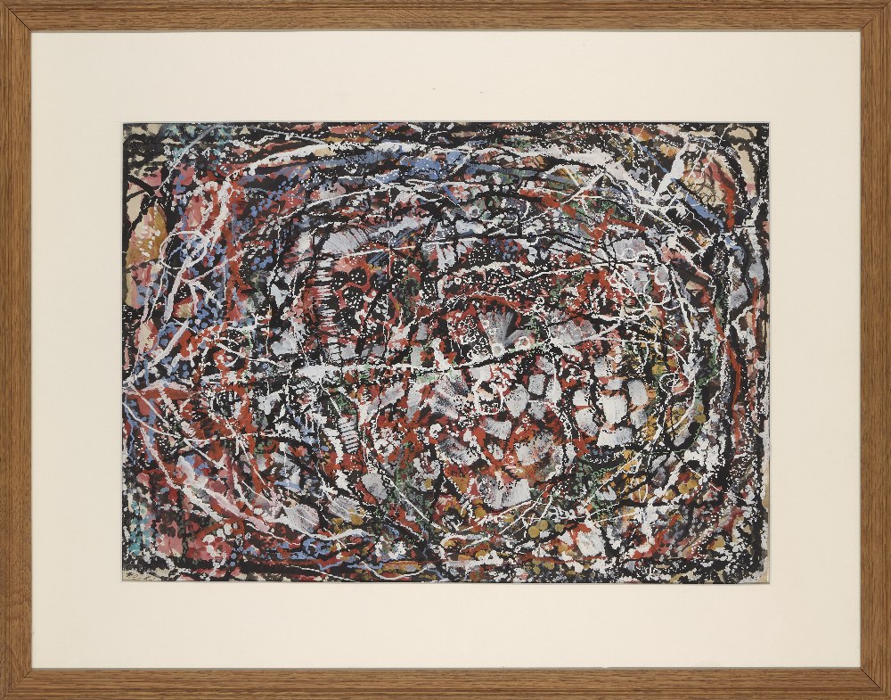 Igor Ershov, Russian 1916-1985 - Abstraction, from the Series Music, 1961; gouache, watercolour, and - Image 2 of 3