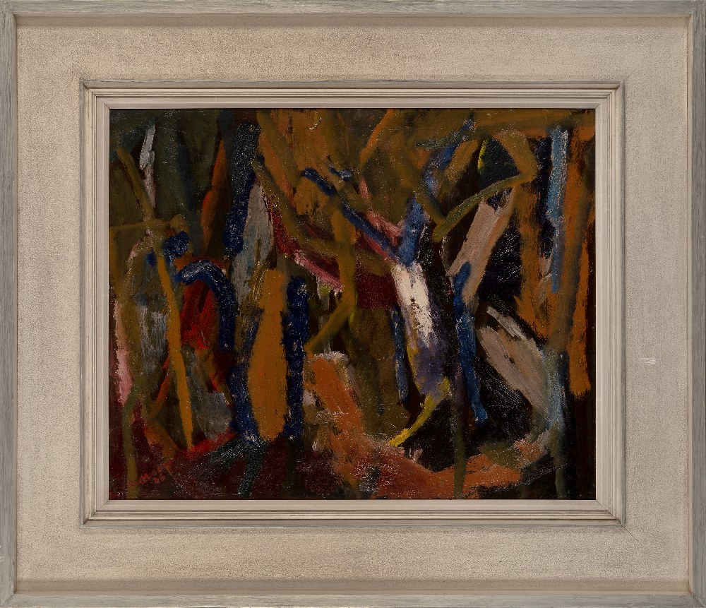 Miles Peter Richmond, British 1922-2008 - Abstract composition, 1948; oil on board, signed lower - Image 2 of 3