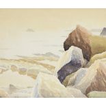 Ernest Eric Newton, British 1901-1970 - Rocquaine; watercolour on paper, signed lower right 'E.