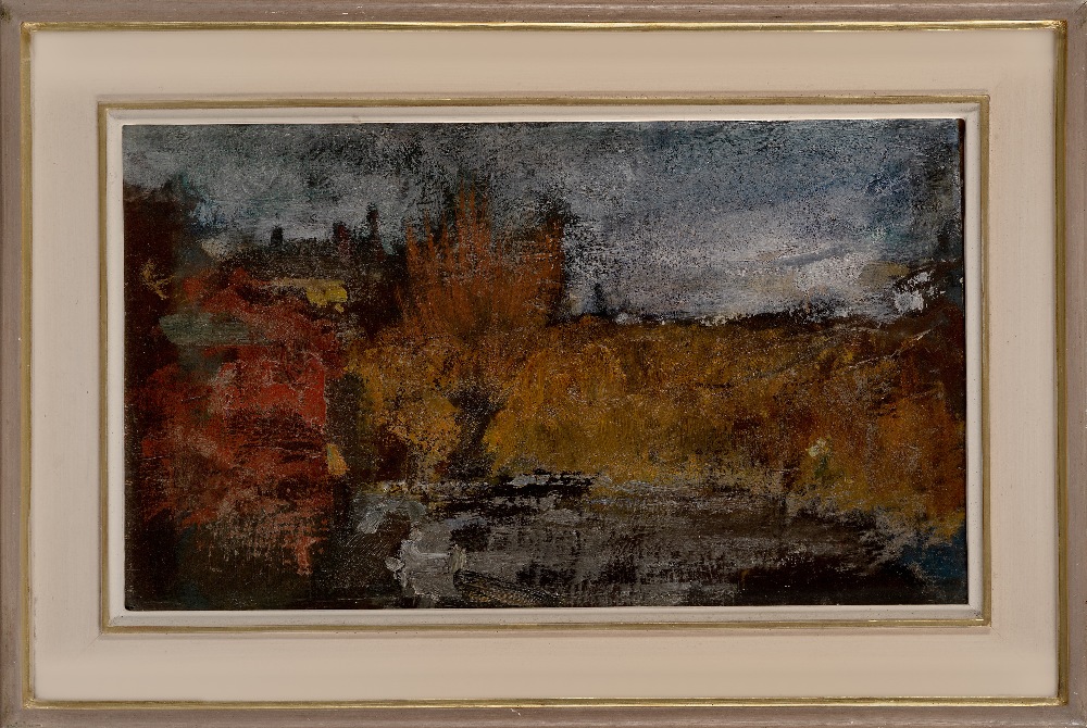 Frederick Deane, British 1924-2020 - Landscape; oil on board, 24.7 x 42.8 cm Provenance: the - Image 2 of 3